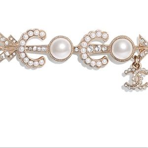 Chanel Gold Pearl Brooch